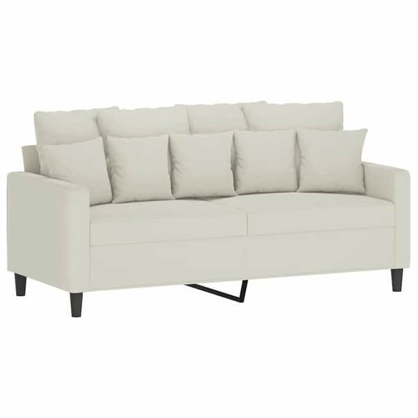 Maison Exclusive - 2 kpl:n sohvasetti tyynyillä, kerma sametti Grädde