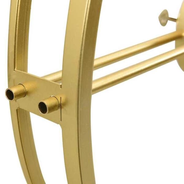 Maison Exclusive - Kultainen seinäkello 52 cm Rautaa gyllene