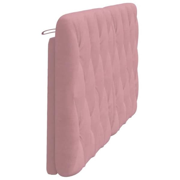 Maison Exclusive - Rosa sänggavelkudde 160 cm sammet rosa