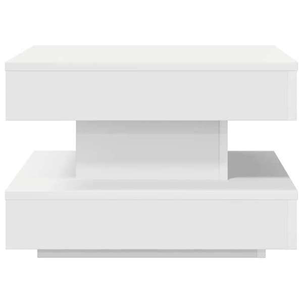 Maison Exclusive - Rotationsbord 360 grader vit 50x50x34,5 cm Vit