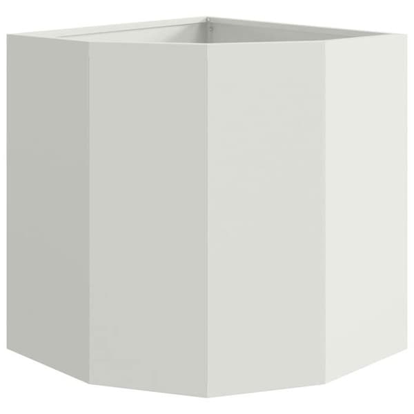 Maison Exclusive - Vinkelskydd Vit 45 x 45 x 50 cm Stål