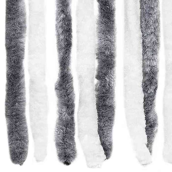 Maison Exclusive - Grå og hvid myggenet 56 x 185 cm Chenille