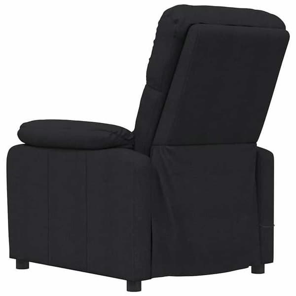 Maison Exclusive - Svart tyg massagefåtölj Svart