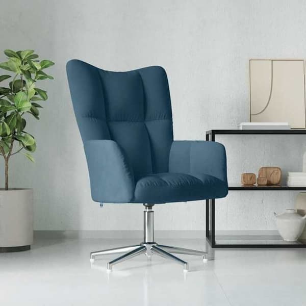 Maison Exclusive - Blå Velour Relax stol