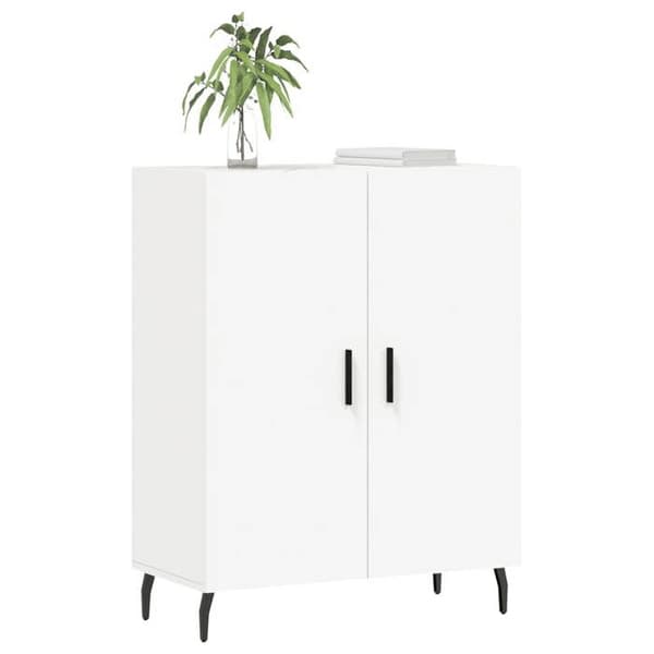 Maison Exclusive - Vit buffé 69,5x34x90 cm ingenjörsträ