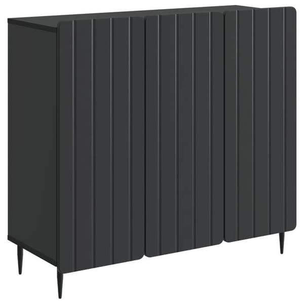 Maison Exclusive - Buffet Sort 89 x 34,5 x 82 cm Ingeniørtræ