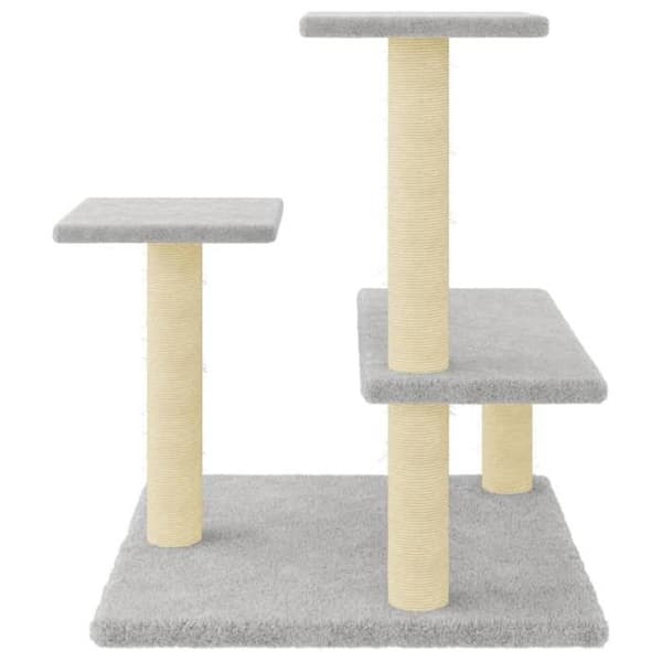 Maison Exclusive - Kattekradse med lys grå sisal 61 cm