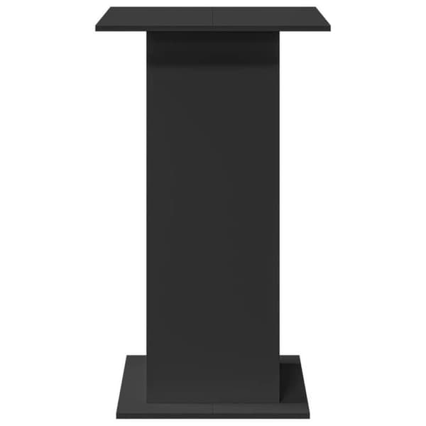 Maison Exclusive - Barbord med opbevaring sort 60x60x102 cm ingeniørtræ