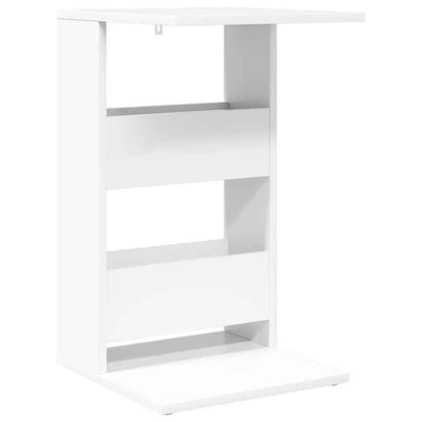 Sidobord - MAISON EXCLUSIVE - 40 x 35 x 60,5 cm - Vit - Ingenjörsträ - Rektangulär Vit