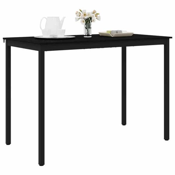 Maison Exclusive - Stående barbord i ingeniørtræ, rektangulær