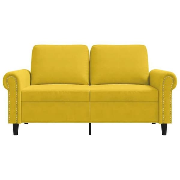 Maison Exclusive - Soffa 2-sits Gul 120 cm Sammet