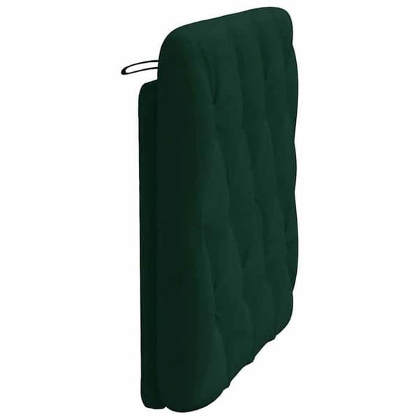 Maison Exclusive - Mörkgrön sänggavelkudde 80 cm i sammet