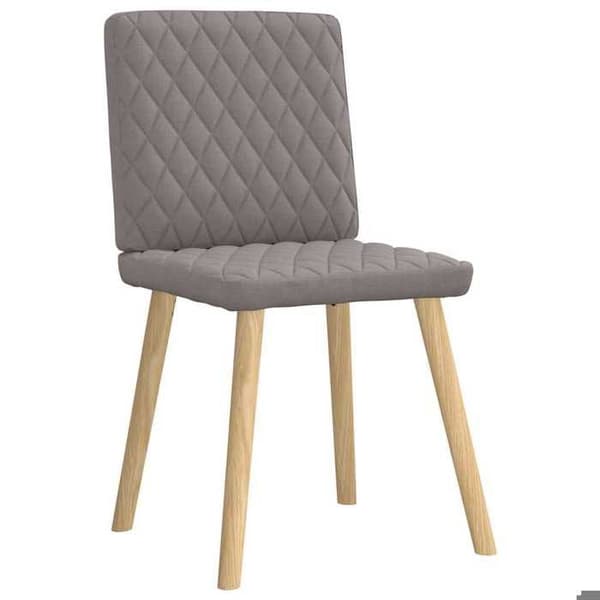 Maison Exclusive - Matstolar set om 4 taupe tyg