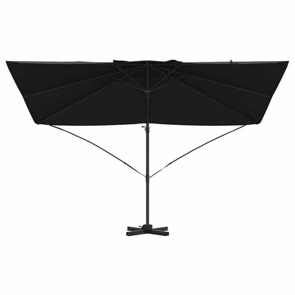 Maison Exclusive - Parasol 351 x 250 x 260 cm Polyester og Aluminium Sort