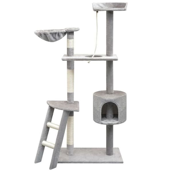 Maison Exclusive - Kattekradsetræ med sisal kløer 150 cm Grå grå