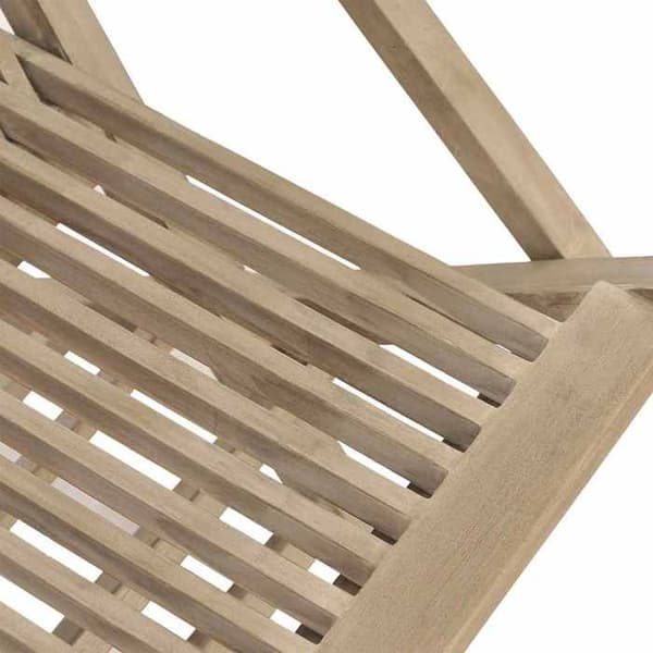 Maison Exclusive - Foldestole 6 stk Grå 56x61x89 cm Massivt teaktræ Grå