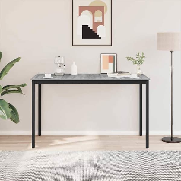 Maison Exclusive - Stående barbord i ingeniørtræ, rektangulær