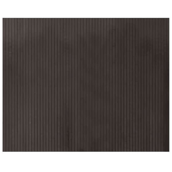 Maison Exclusive - Mörkbrun rektangulär matta 80x100 cm bambu