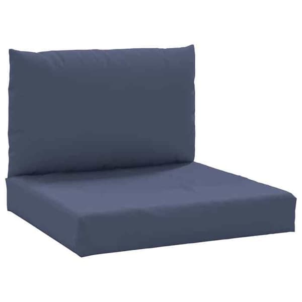 Maison Exclusive - Pallet puder sæt af 2 marineblå stof
