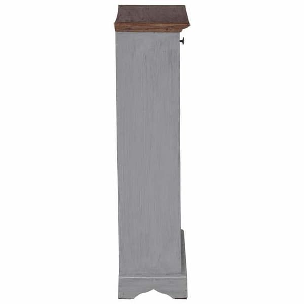 Maison Exclusive - Massiivinen mahonkikaappi pulloille 55x23x85 cm