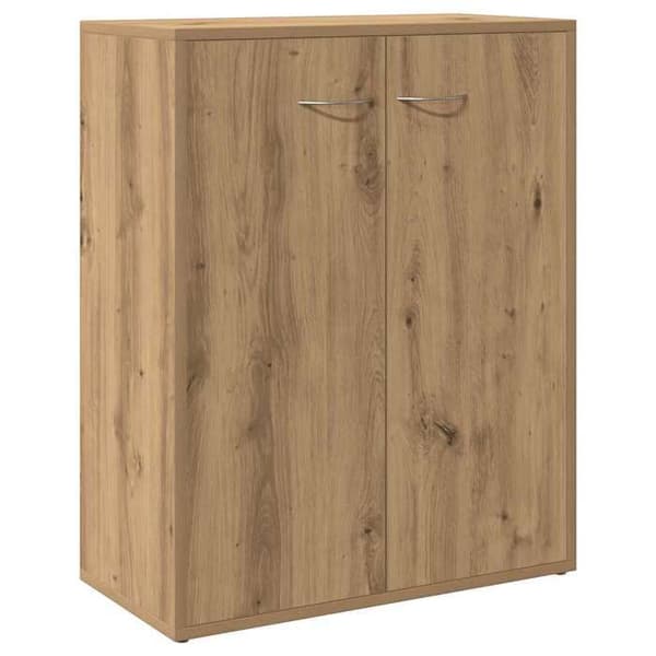 Maison Exclusive - Buffet i egetræ, håndlavet 60x30x75 cm, ingeniørtræ