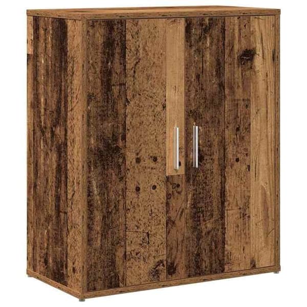 Maison Exclusive - Buffé 2 delar Antik trä 60 x 31 x 70 cm Ingenjörsträ