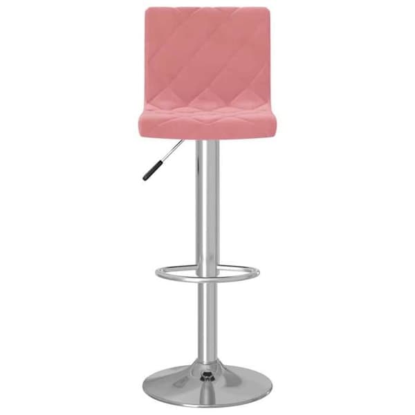 Maison Exclusive - Barstolar set om 2 rosa sammet
