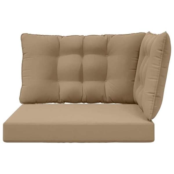 Maison Exclusive - Ulkokäyttöön tarkoitettu polyesterinen sohvatyyny, taupe 68,5 x 68,5 cm Mol
