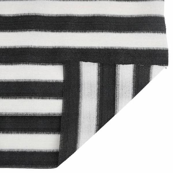 Maison Exclusive - Anthracit- och vit brise-vue 2x25 m PEHD 75 g/m²