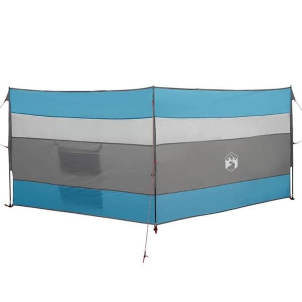 Maison Exclusive - Blå campingvindskydd 340x130 cm vattentät