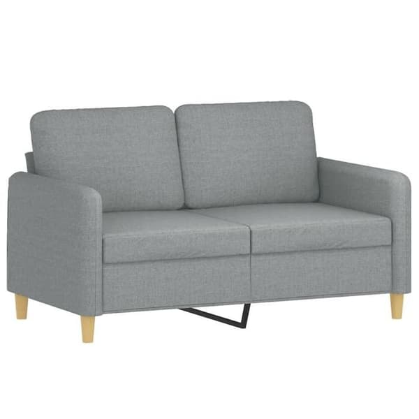 Maison Exclusive - 3 kpl sohvasetti vaaleanharmaat tyynyt kangas