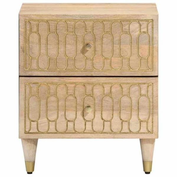 Maison Exclusive - Natborde 2 stk 40x33x46 cm Solid mango træ