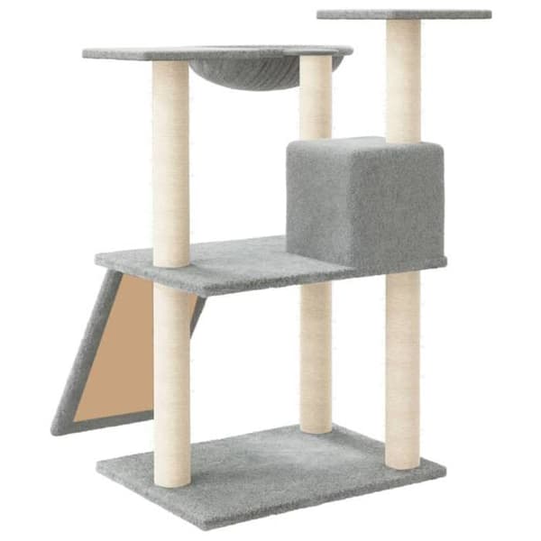 Maison Exclusive - Kattekradsetræ med sisal kløer Lys grå 83 cm Ljusgrått