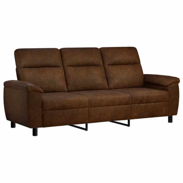 Maison Exclusive - 2-delars soffset i brun mockaimitation