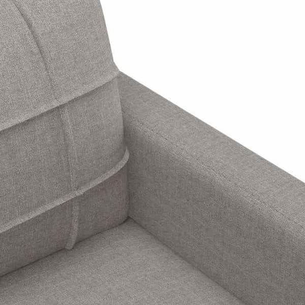 Maison Exclusive - Soffa 2-sits Taupe 120 cm Tyg