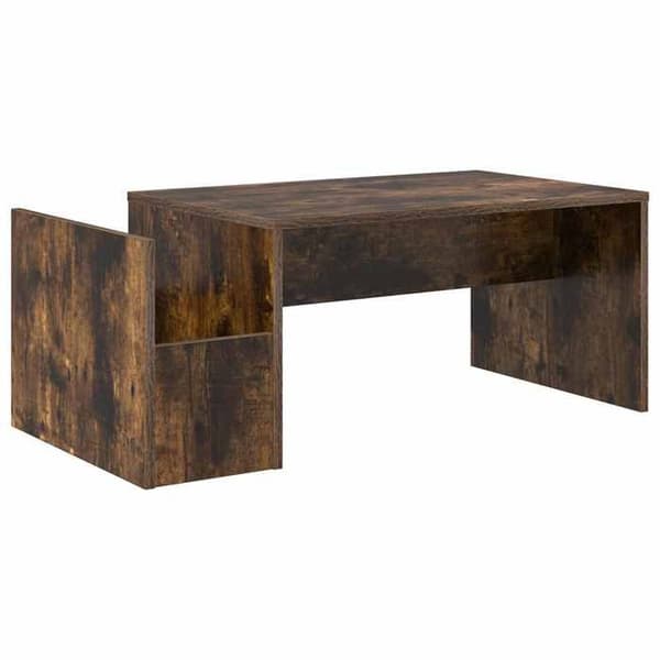 Bord - EKSKLUSIV HUS - Rektangulær - Røget eg - 90x45x35 cm - Ingeniørtræ Rökt ek