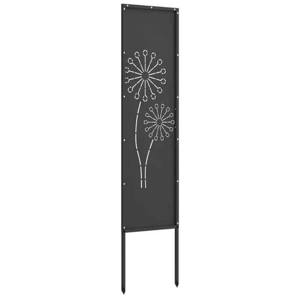 Havelåge - EKSKLUSIV HUS - Rektangulær - Stål - Mat finish - 32 x 140 cm - Sort Svart