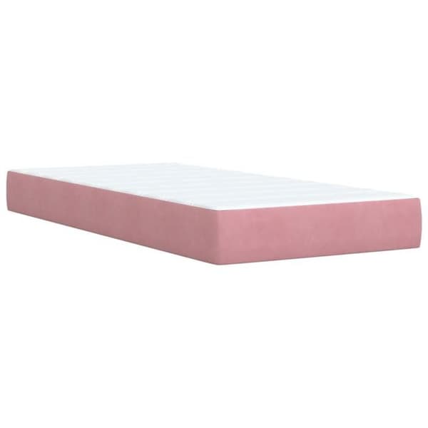 Sängram med madrass - Exklusivt Hem - Sammet - 80x200 cm - Avtagbart överdrag