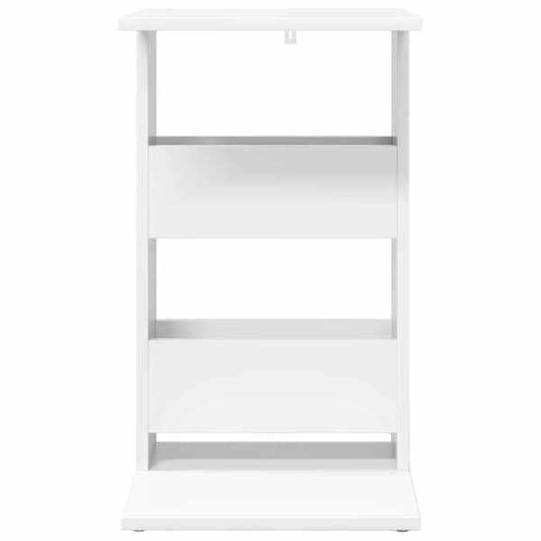 Sidobord - MAISON EXCLUSIVE - 40 x 35 x 60,5 cm - Vit - Ingenjörsträ - Rektangulär Vit