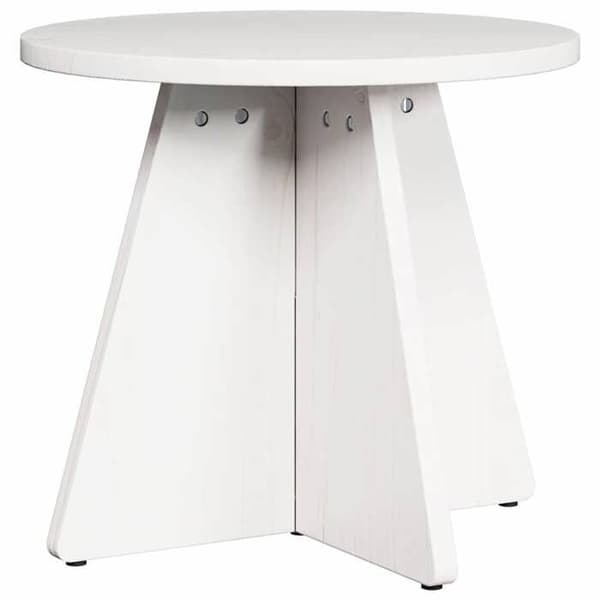 Maison Exclusive - Soffbord 3 st Vit 49 x 49 x 30 cm Vit
