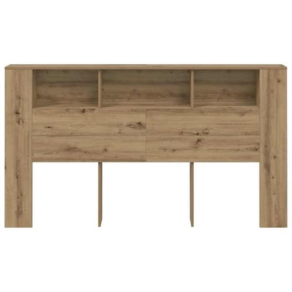 Maison Exclusive - Håndlavet egetræ senghovedgærde 180x18,5x102,5 cm