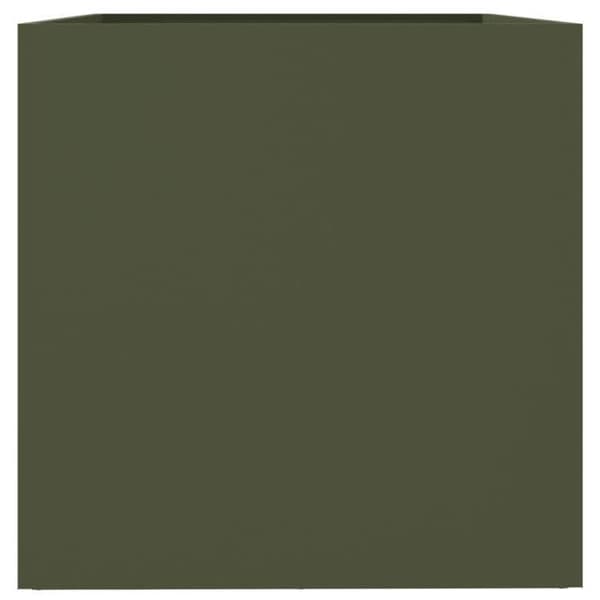 Maison Exclusive - Olivgrön kruka 62x47x46 cm stål