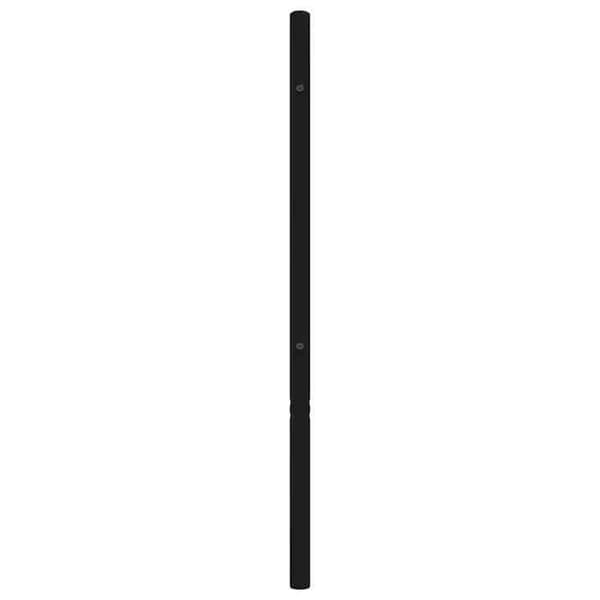 Maison Exclusive - Erstatnings hovedgærde metal sort 120 cm