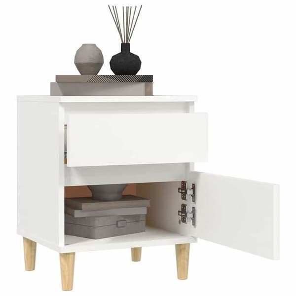 Maison Exclusive - Sängbord 2 st Vit 40x35x50 cm