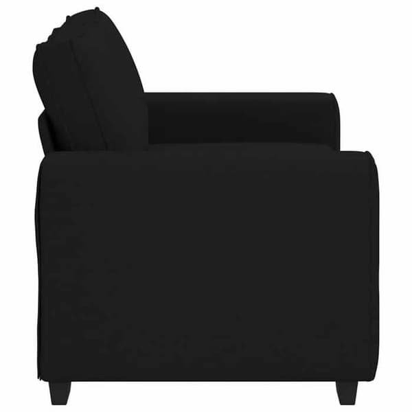 Maison Exclusive - Sort 2-personers sofa 160x77x82 cm stof