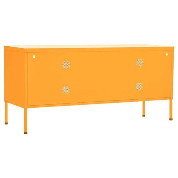 Maison Exclusive - TV-möbel Gul senap 105x35x50 cm Stål