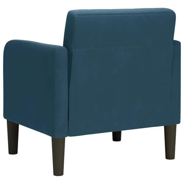 Maison Exclusive - Sofa stol med armlæn i blå velour 54 cm
