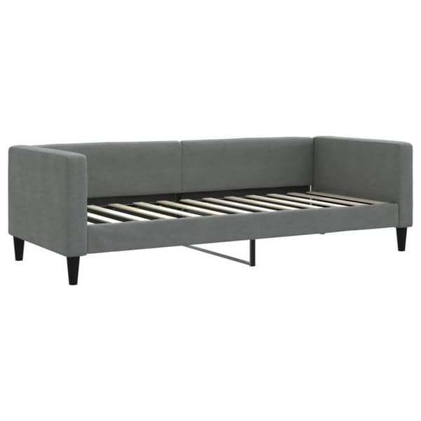 Maison Exclusive - Sengebund uden madras grå 80x200 cm stof