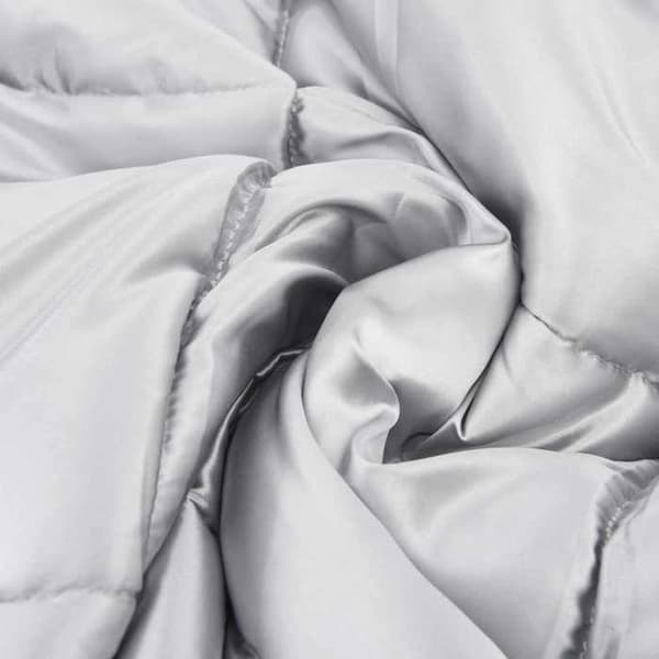 Maison Exclusive - Vinterdyna 155 x 220 cm 450 g/m² Silverfärgad