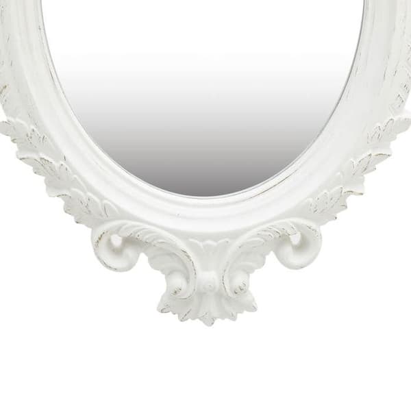Maison Exclusive - Spegel väggstil slott 56x76 cm Vit